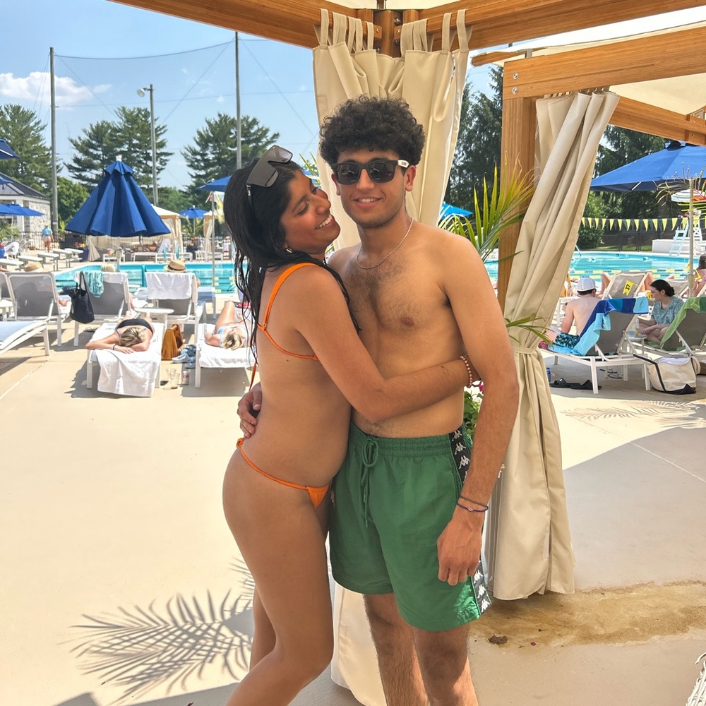 PACSUN ORANGE SWIMSUIT